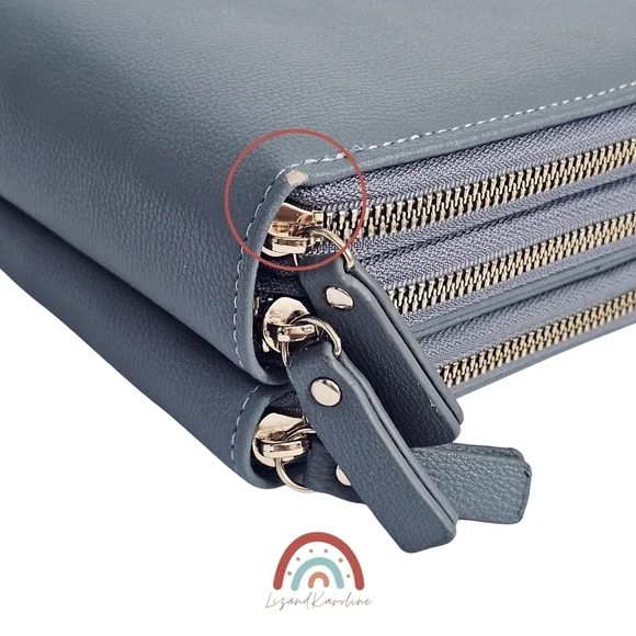 Faux Leather Phone Crossbody Wallet Small Bag - Picture 8 of 15